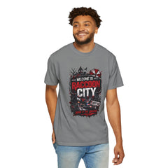 Raccoon City Graphic T-Shirt — "Welcome to Raccoon City" Horror Gamer Tee
