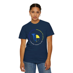 Blue French Horn & Yellow Umbrella T-Shirt — HIMYM Fan Tee