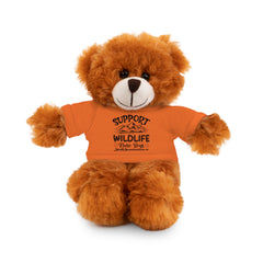 Stuffed Animals with T Shirt,Funny Quote,Support Wildlife Raise Boys,gift for him,gift for her,Birthday Gift,Everyday gift,animal lover gift
