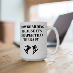 Snowboarding Therapy - Ceramic Mug