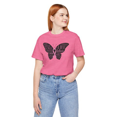 Butterfly Cancer Awareness and Survivor - Unisex Jersey Short Sleeve Tee