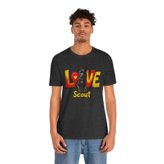 Personalized Love Your Dog T-Shirt — Designed with your dogs name and picture Graphic Tee
