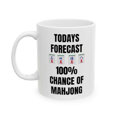 Funny Mahjong mug, funny mahjong gift, white ceramic mug, 11oz mug,15oz mug, gift for player, mahjong lover gift, Mahjong enthusiast present