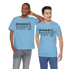 Physical Therapy Unisex Tee - Spine Graphic Gift for PT Student