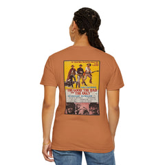 Vintage The Good The Bad And The Ugly Western Movie Front And Back Graphic T-Shirt
