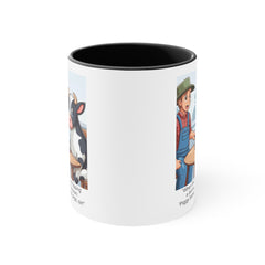COW TIPPING Awareness - Accent Mugs | Cow Tipping Is Real, Bovine Humor. Gift For Him, Gift For Her, Farm Humor, Cow Fan Gift, Farm Animal