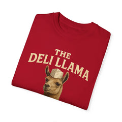 Funny Deli Llama Unisex T-Shirt - Perfect for Foodies and Animal Lovers