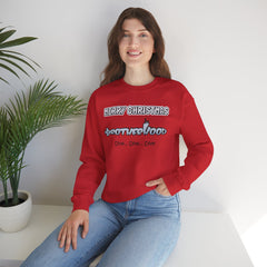 Bolder Font MERRY  CHRISTMAS Submarine Brotherhood -Unisex Crewneck Sweatshirt