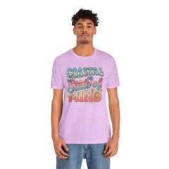 Coastal State of Mind Tee — Retro Beach Graphic T-Shirt