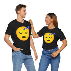 Emoji Whos Sleepy - Graphic Unisex Jersey Short Sleeve Tee