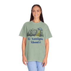 Navajo The Truth Is Out There UFO - Graphic Unisex Garment Dyed Short Sleeve Tee