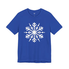 Let It Snow Galaxy Snowflake T-Shirt — Christmas Winter Starburst Tee