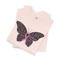 Butterfly Cancer Awareness and Survivor - Unisex Jersey Short Sleeve Tee