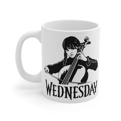 Wednesday Addams - Ceramic Mugs (11oz\15oz\20oz) | Pop Culture | Addams Family | Fan Gift | Gift For Her | Gothic Style Mug | Creepy Comedy