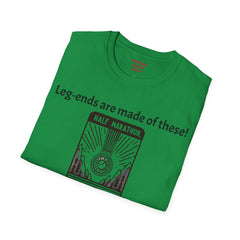Leg Amputee Humor - Unisex Softstyle T-Shirt / Running a Marathon / One Leg Humor / Awards Medal / Funny Story / One Leg Warrior