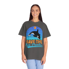 Save The Sea Pandas Comfort Colors Unisex Garment-Dyed T-shirt