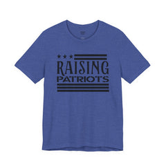 Raising Patriots Tee – Americana Stars & Stripes Family Pride T-Shirt