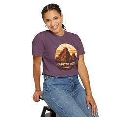 Capitol Reef National Park Graphic, Comfort Colors Soft Relaxed Fit Unisex Garment-Dyed T-shirt