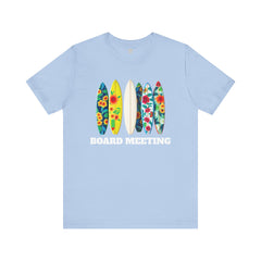 Surfboard Meeting Unisex Tee - Fun Beach Vibe for Summer Gatherings