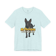My Therapist Has A Wet Nose Personalized with your dog(s) image T-Shirt