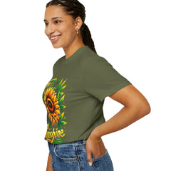 Sunflower 'You Are My Sunshine' Cannabis Graphic T-Shirt
