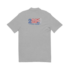250 Years of Liberty with Jets Unisex Pique Polo Shirt (Embroidery)