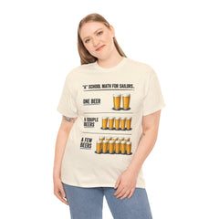 T-Shirt -  "A" School Math for Sailors Funny Beer Graphic Tee