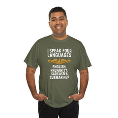 Funny United States Submarine Officer Multilingual T-Shirt