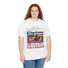Female Veteran Pride T-Shirt — Gift for Her (Army, Navy, Air Force, Marines)