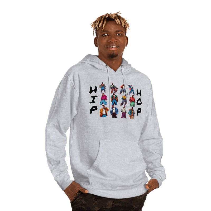 Paneled Hip Hop Clothing Styles that Defined the music and culture of the 1990s - Unisex Hooded Sweatshirt