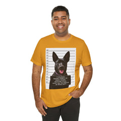 K9 Mugshot Personalized with your Dog T-Shirt