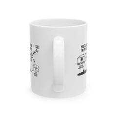 Nuclear Submarine Explained Ceramic Mug | Fun Gift for Engineers, Science Lovers, Navy Enthusiasts, Educational Decor, 11oz & 15oz