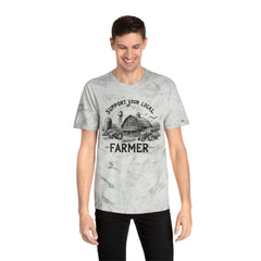 Support Your Local Farmer Graphic Unisex Color Blast T-Shirt