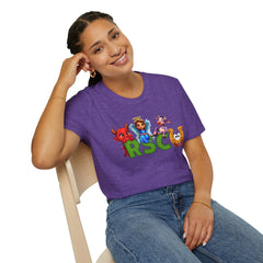 Russell Sage College Mascots Unisex T-Shirt - Personalize your shirt with your grad year by entering it in the notes field before you hit the checkout button