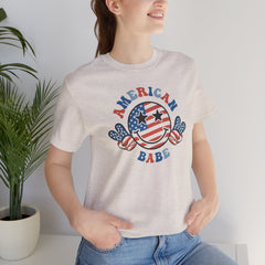 American Babe Graphic, Unisex Jersey Short Sleeve Tee