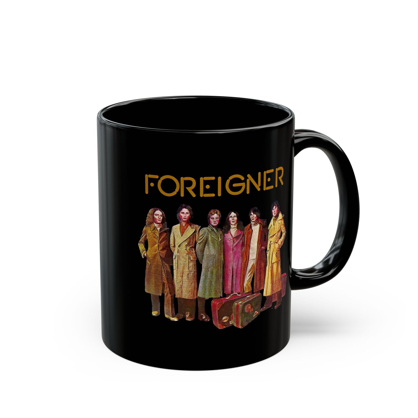 Foreigner Graphic - Black Mug (11oz, 15oz)