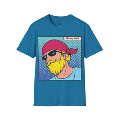 NO WAY BACK  Sunglass Wearin Pop Art Dude Unisex Softstyle T Shirt