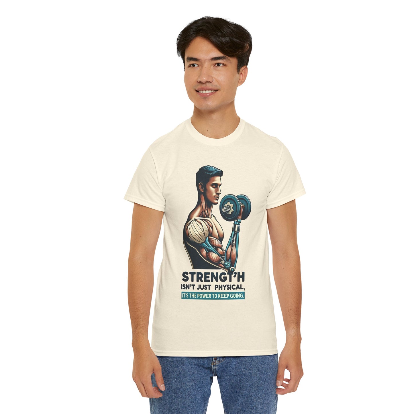 Amputee Strength Isn't Just Physical  - Unisex Heavy Cotton Tee