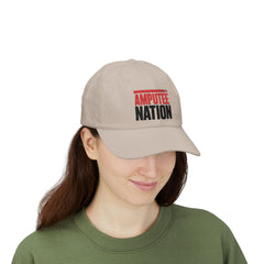 Amputee Nation Classic Dad Cap, Casual Hat for Support, Gift for Amputees, Awareness Cap, Adjustable Dad Hat
