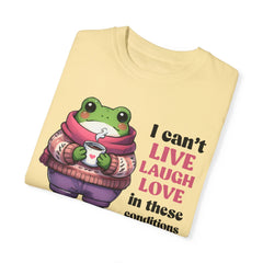 Vintage Style Funny Frog Tshirt  - Stylish Unisex T Shirt