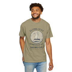 Hempstead Bay Sailing Club T‑Shirt — Flying Scot Hempstead Bay Vintage Sailboat Tee