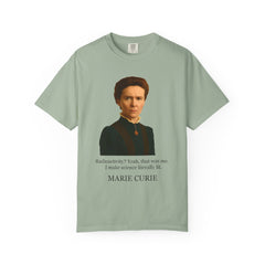Marie Curie Portrait T‑Shirt — "I Make Science Literally Lit" Science Tee