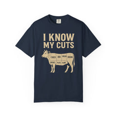 Funny Cow Cuts Unisex T-Shirt - Gift for Meat Lovers, BBQ Parties