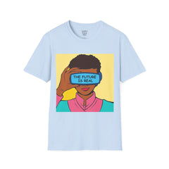 The FUTURE Is REAL Pop Art Woman Unisex Softstyle T Shirt