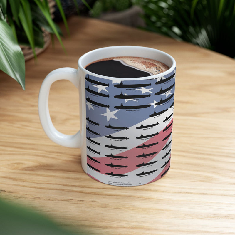 Unitd States Navy Modern Submarine Class Mug