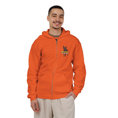 Personalized with your dogs image Zip Hoodie — "My Therapist Has a Wet Nose" Graphic