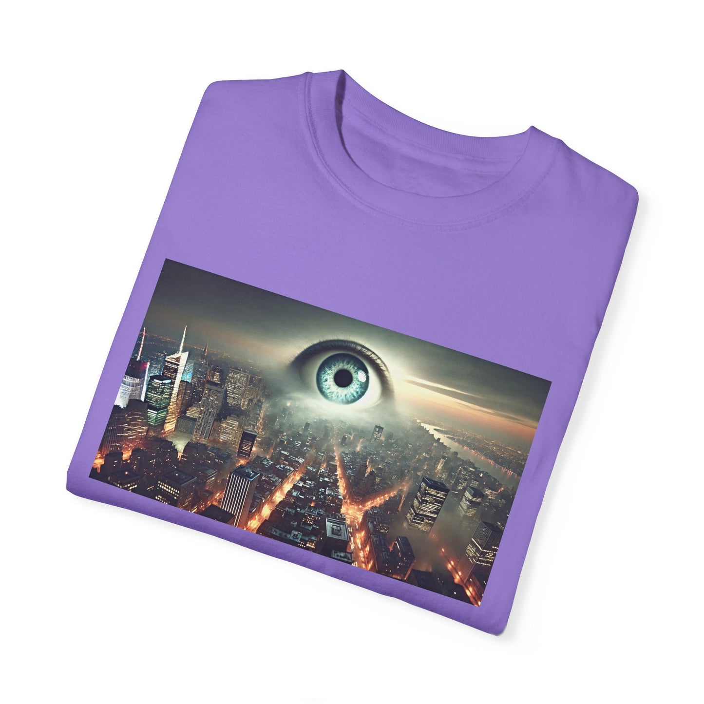 Alan Parsons Project Influenced Eye In The Sky Mural Graphic - Unisex Comfort Colors Shirt