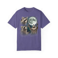 Three Raccoons and the Moon Vintage Style Graphic Tee