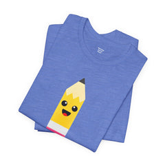 Emoji TEACHER PENCIL- Graphic Unisex Jersey Short Sleeve Tee