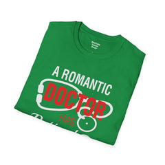 Romance Doctor - Unisex Softstyle T-Shirt | Nurse Awareness, Medical Wear, Gift For Her, Scrubs Lover, Hospital Staff Gift, Registered Nurse